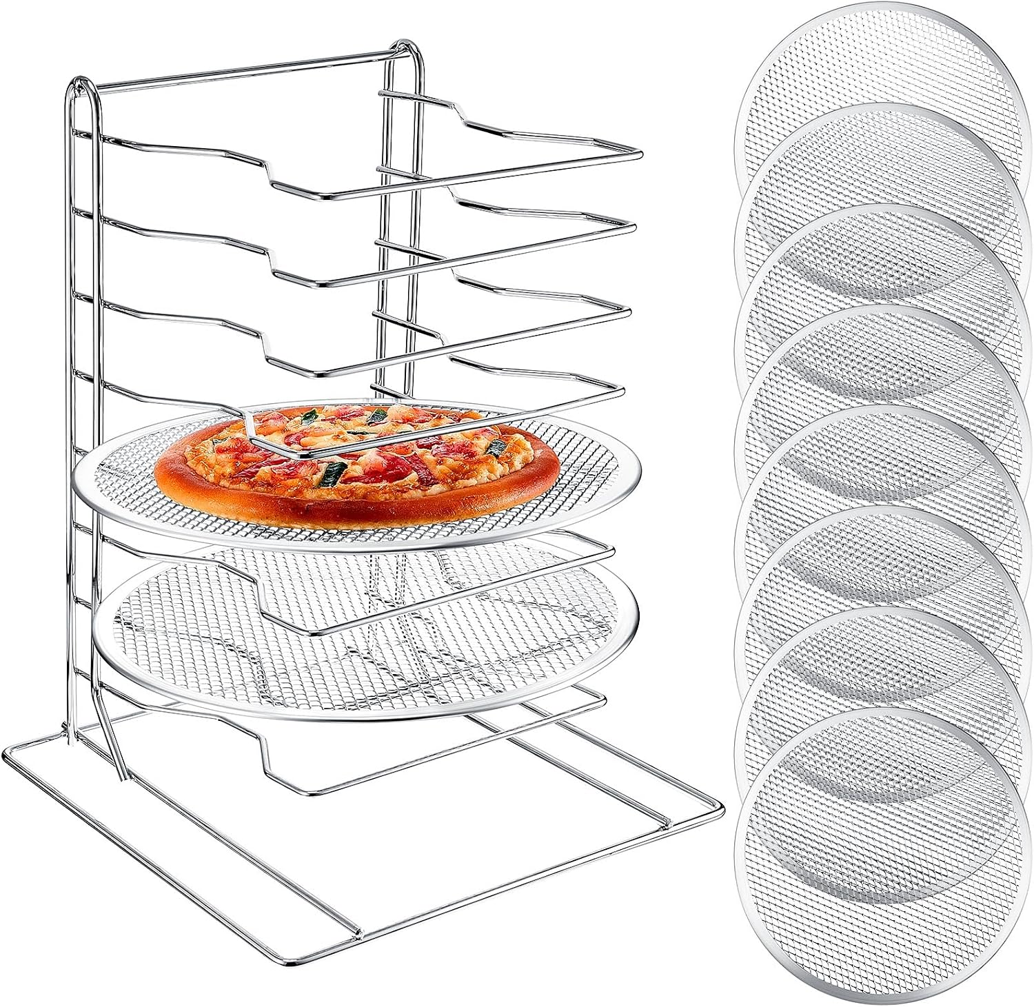 Baking Kitchen Set - Stojak na pizzę z 8 poziomami