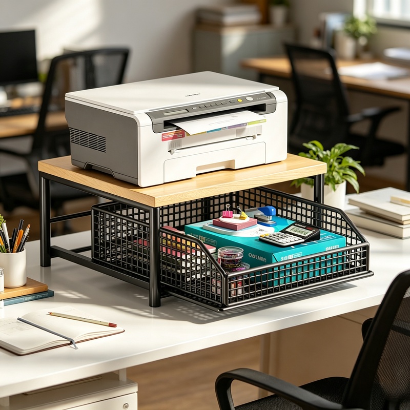 Kitchen Baking Rack - Pionowy stojak na mikrofalówkę z szufladą