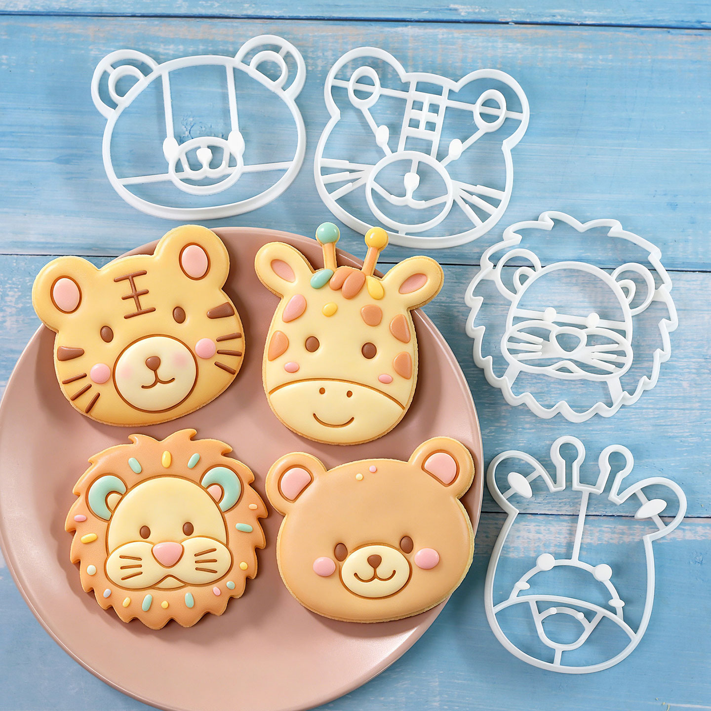 Baking Kitchen Set - Zestaw 4 foremek do ciastek w