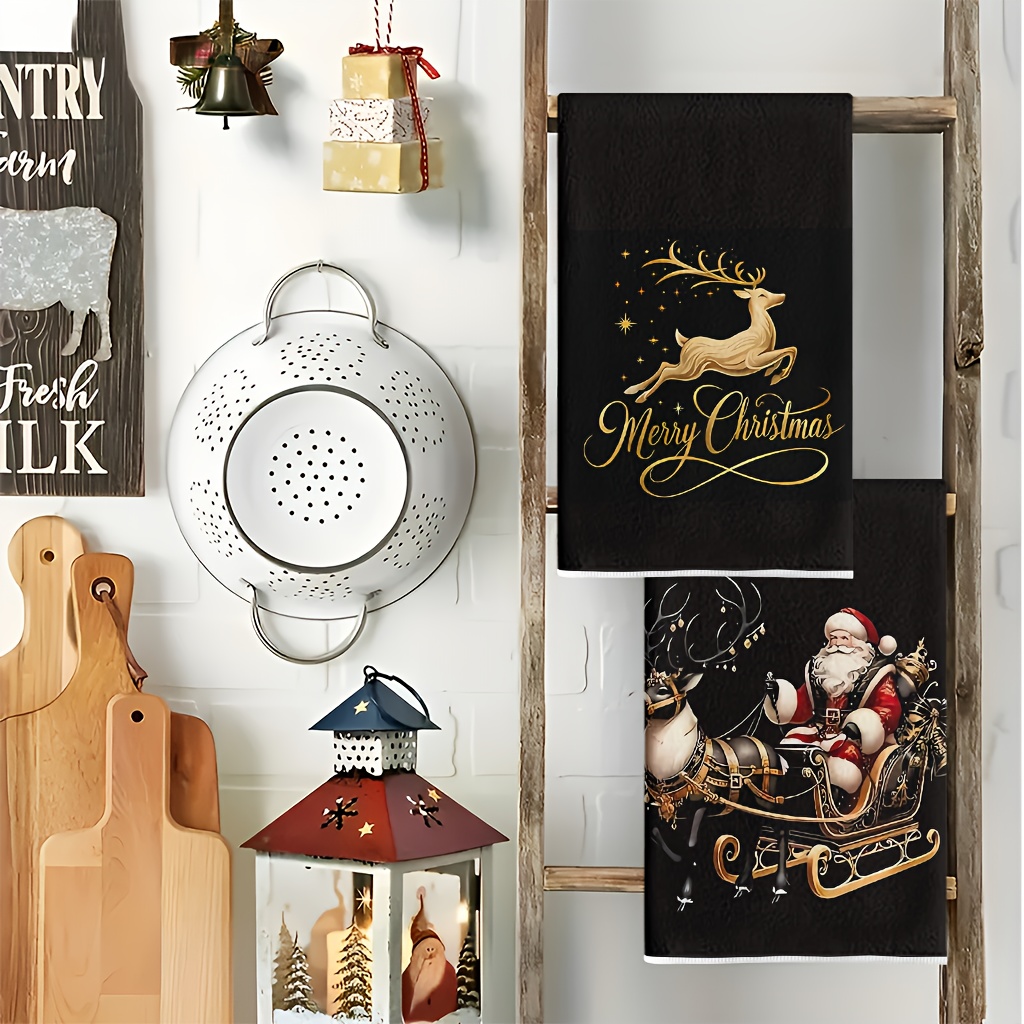 Zestaw 2 sztuk, czarny ręcznik – Baking Kitchen Set recenzja i cena