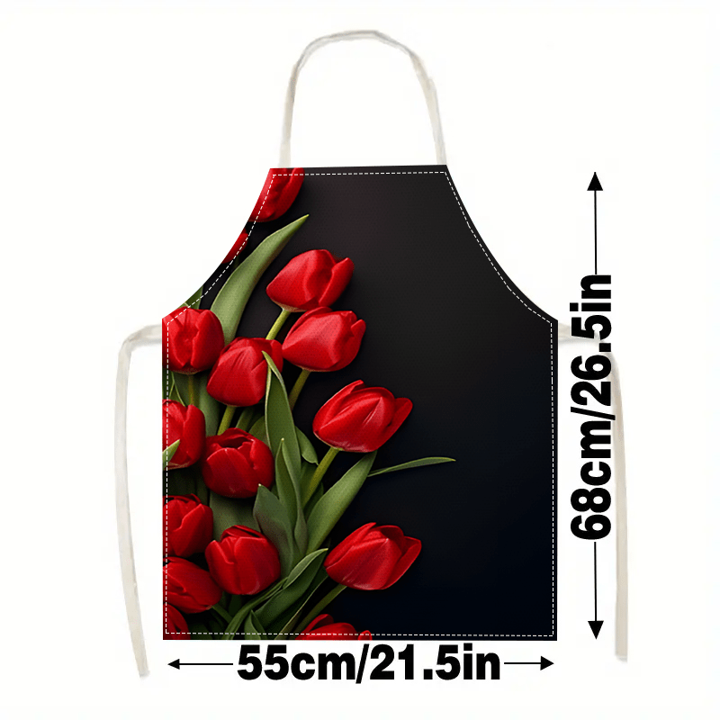 1 szt. Czerwony Tulipan Kwiat  – Kitchen Baking Background recenzja i cena